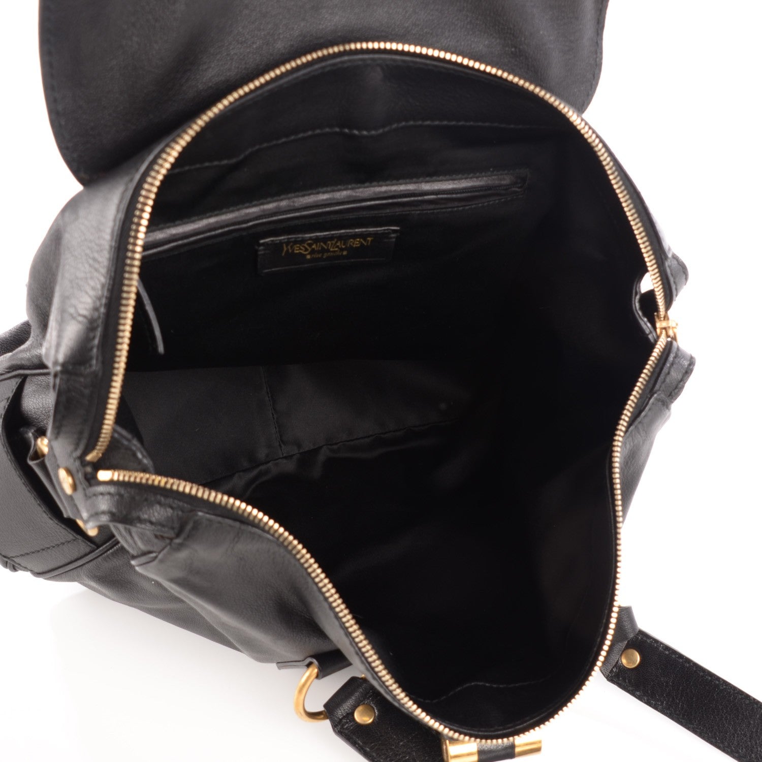 Saint Laurent Goatskin Large Rive Gauche Black 8 of 8