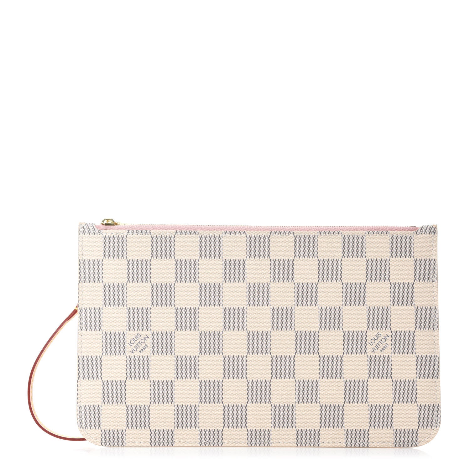 Louis Vuitton Damier Azur Neverfull MM GM Pochette Rose Ballerine 1 of 6