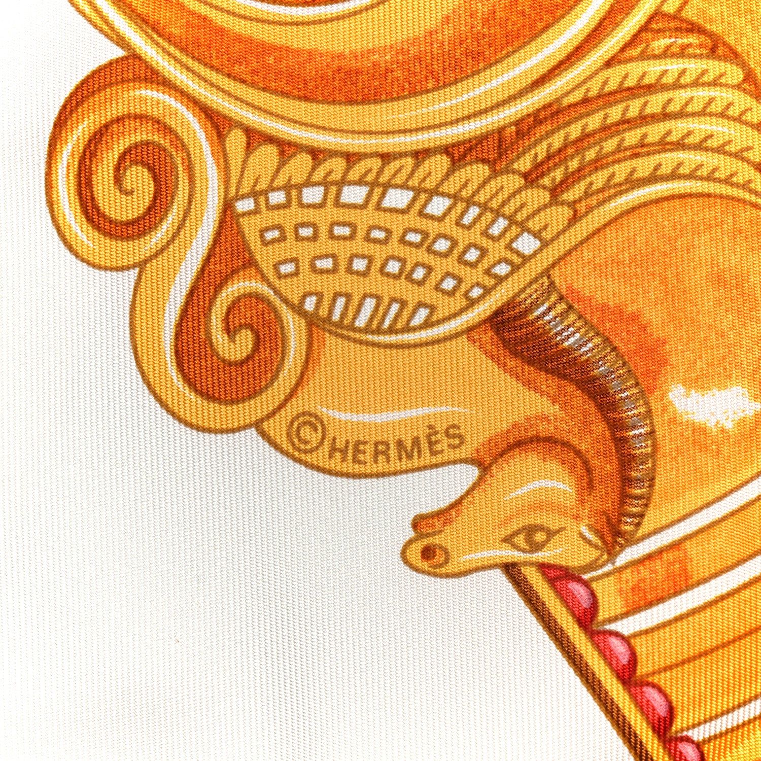 Hermes Silk Monnaies Et Symboles De Parisii Scarf 90 6 of 6