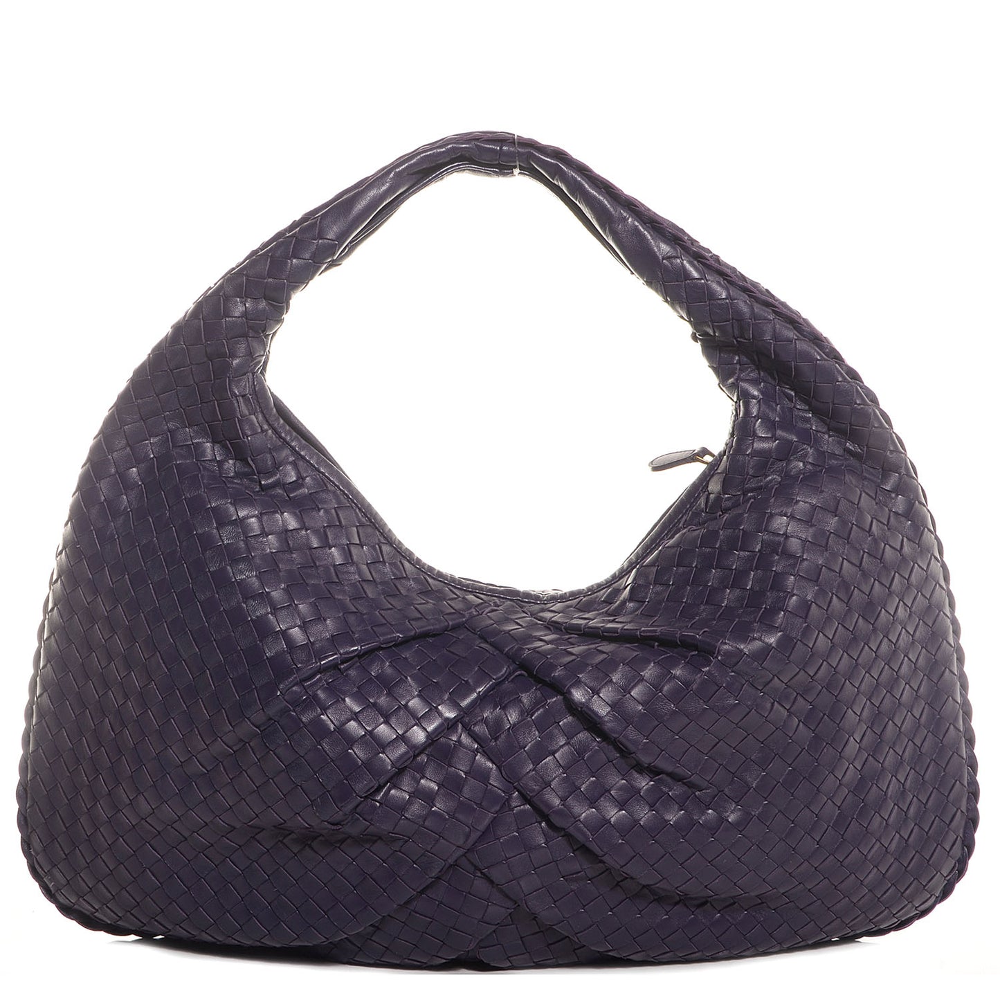 Nappa Intrecciato Pleated Large Veneta Hobo Turbolence
