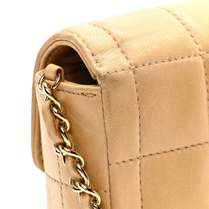 Chanel Lambskin East West Chocolate Bar Flap Beige 13 of 13