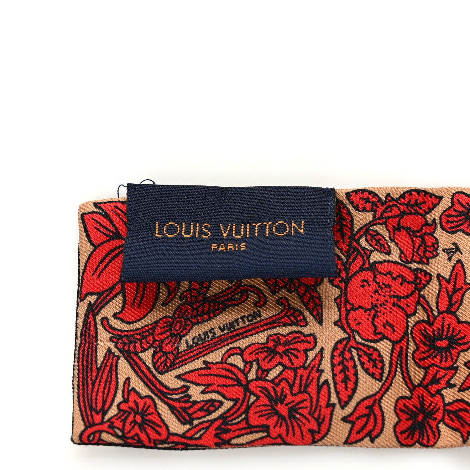 Louis Vuitton Silk Jeu De Louis BB Bandeau Beige 3 of 5