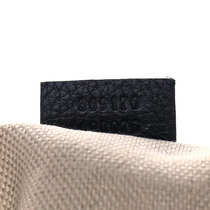 Gucci Pebbled Calfskin Small Soho Top Handle Bag Black 7 of 13