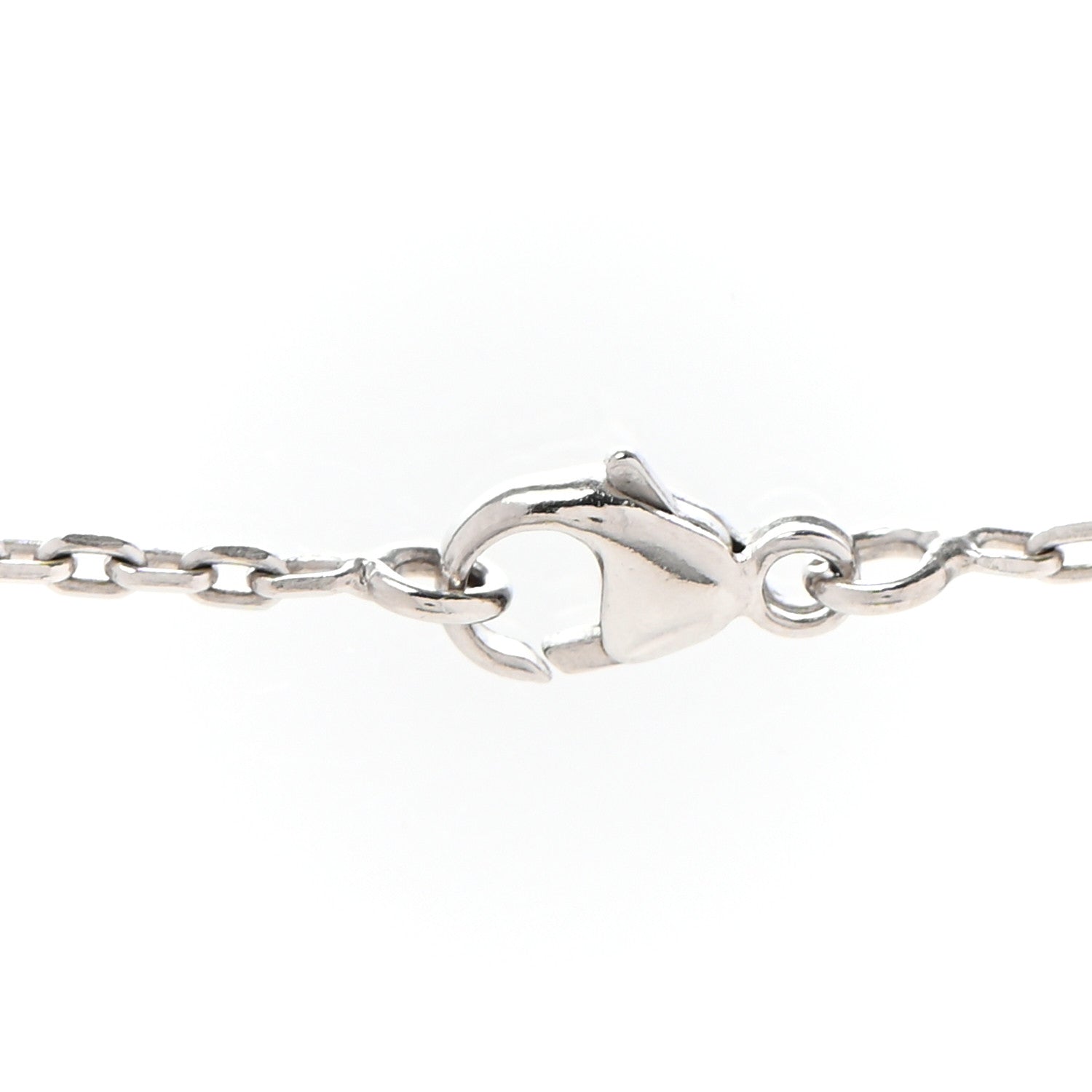 Hermes Palladium Pop H Pendant Necklace White 4 of 5