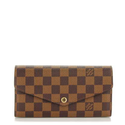 Louis Vuitton Damier Ebene Sarah Wallet NM 1 of 6
