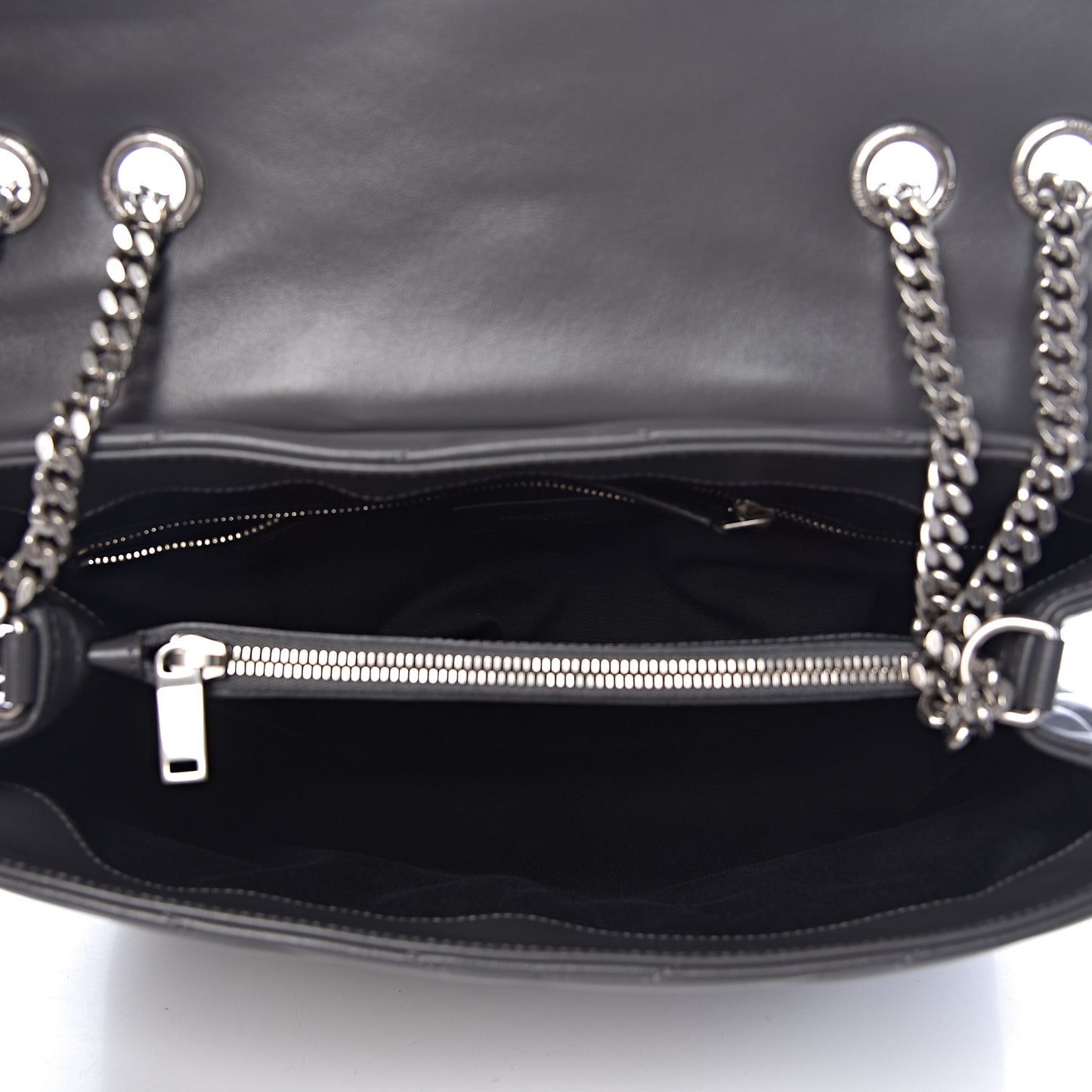 Calfskin Y Quilted Monogram Medium Loulou Chain Satchel Earth