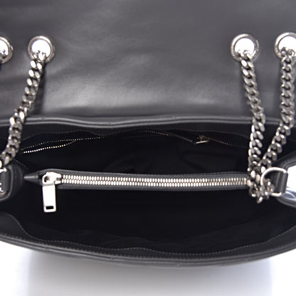 Saint Laurent Calfskin Y Quilted Monogram Medium Loulou Chain Satchel Earth 5 of 10