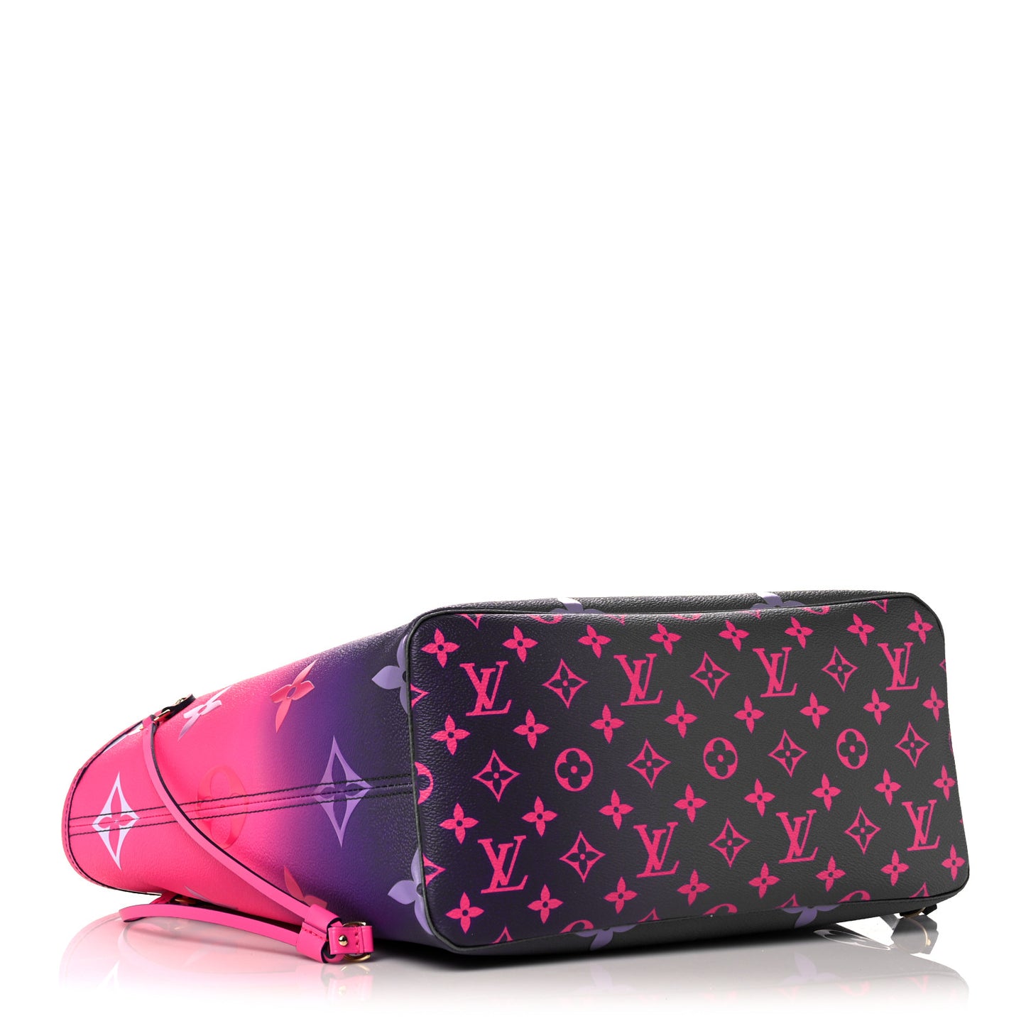 Monogram Giant Spring In The City Neverfull MM Midnight Fuchsia