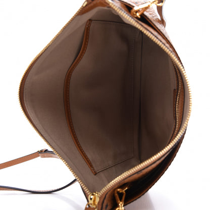 MCM Visetos Medium Crossbody Pouch Cognac 5 of 8