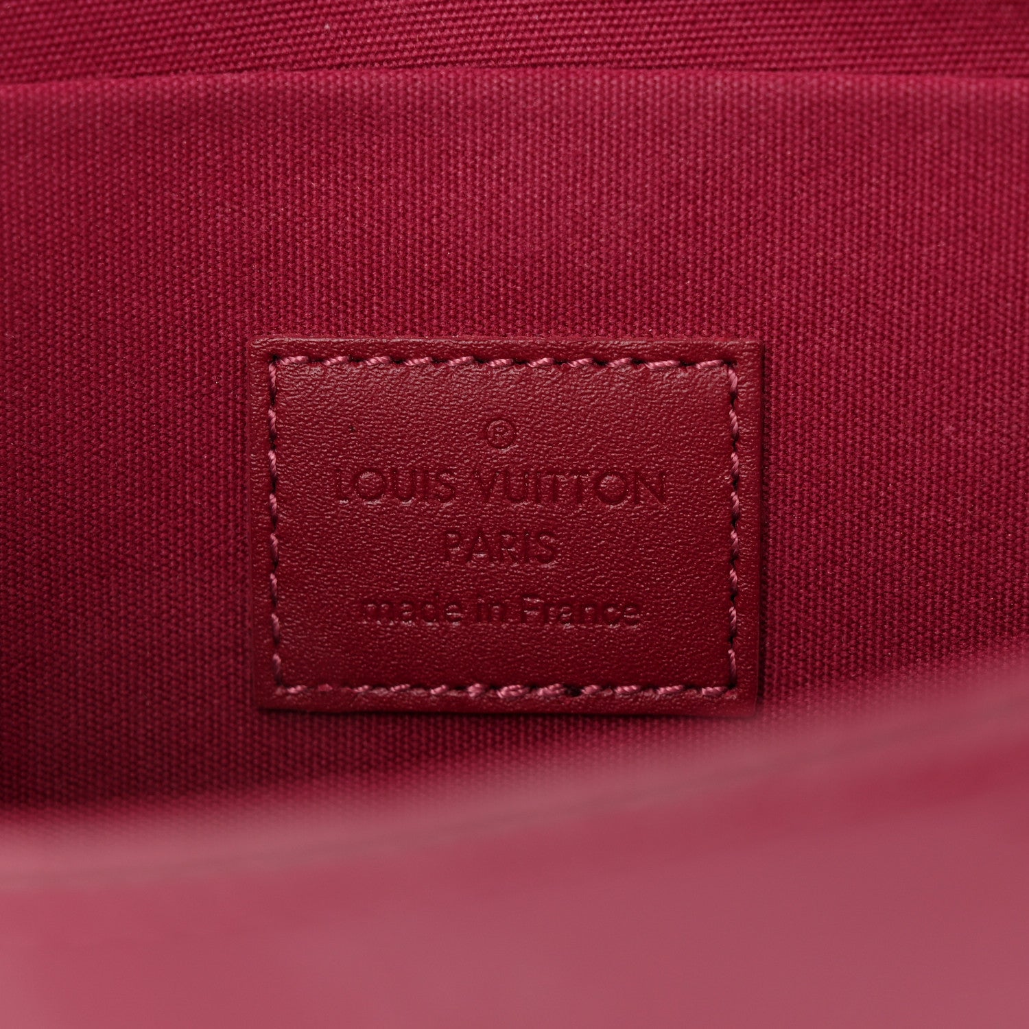 Louis Vuitton Vernis Felicie Chain Wallet Magenta 10 of 11
