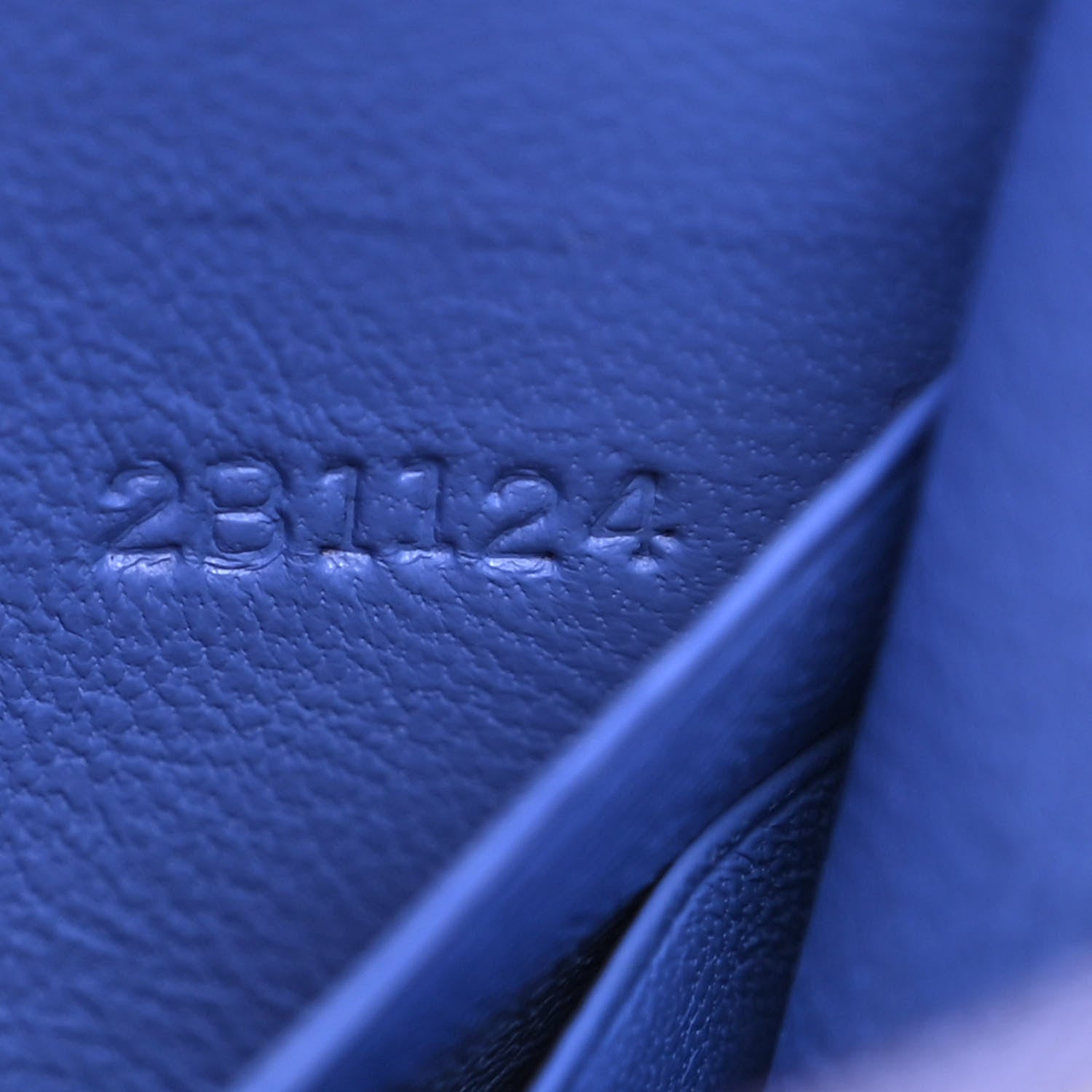 Givenchy Sugar Goatskin Pandora Chain Wallet Blue 8 of 15