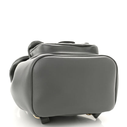Chanel Lambskin Quilted Small Duma Drawstring Backpack Grey 4 of 11