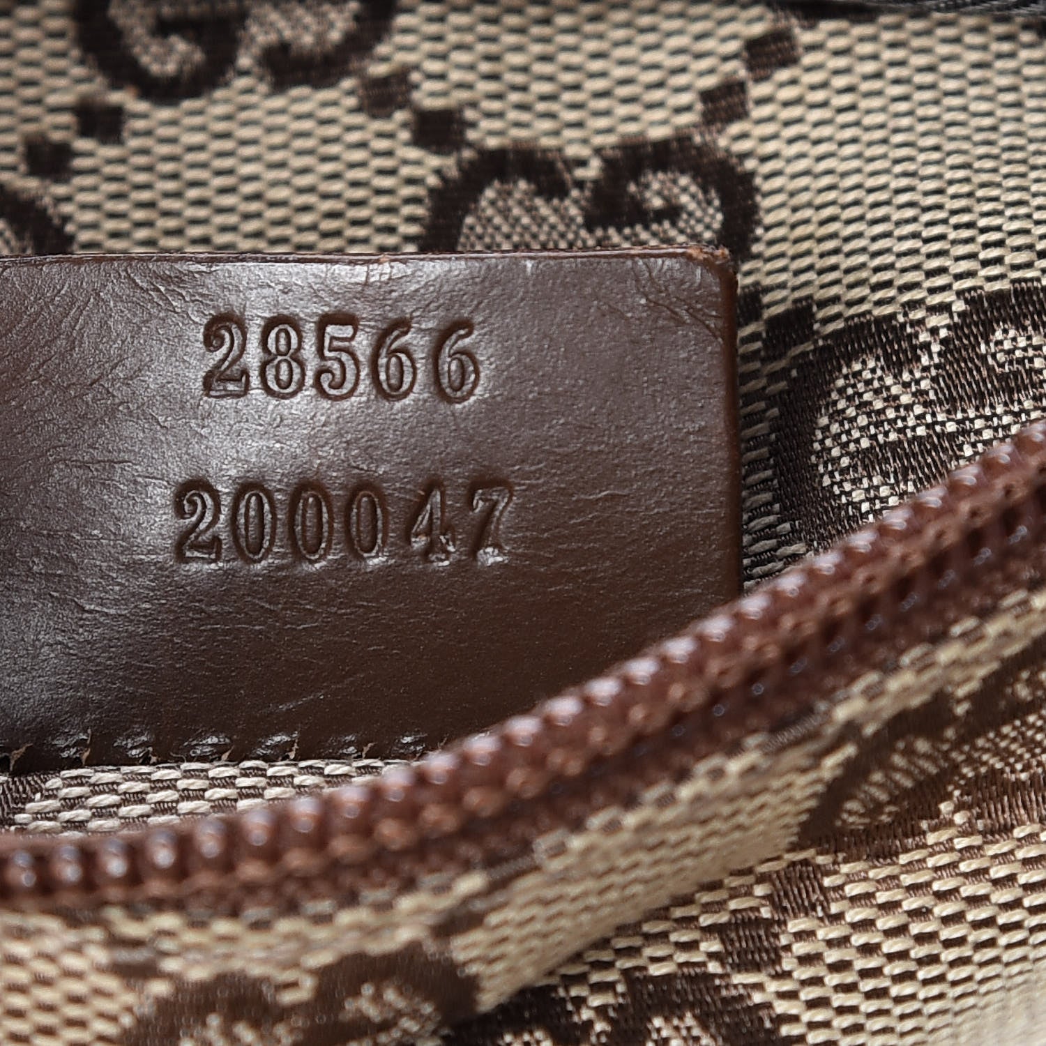Gucci GG Monogram Double Pocket Belt Bag Brown 9 of 19