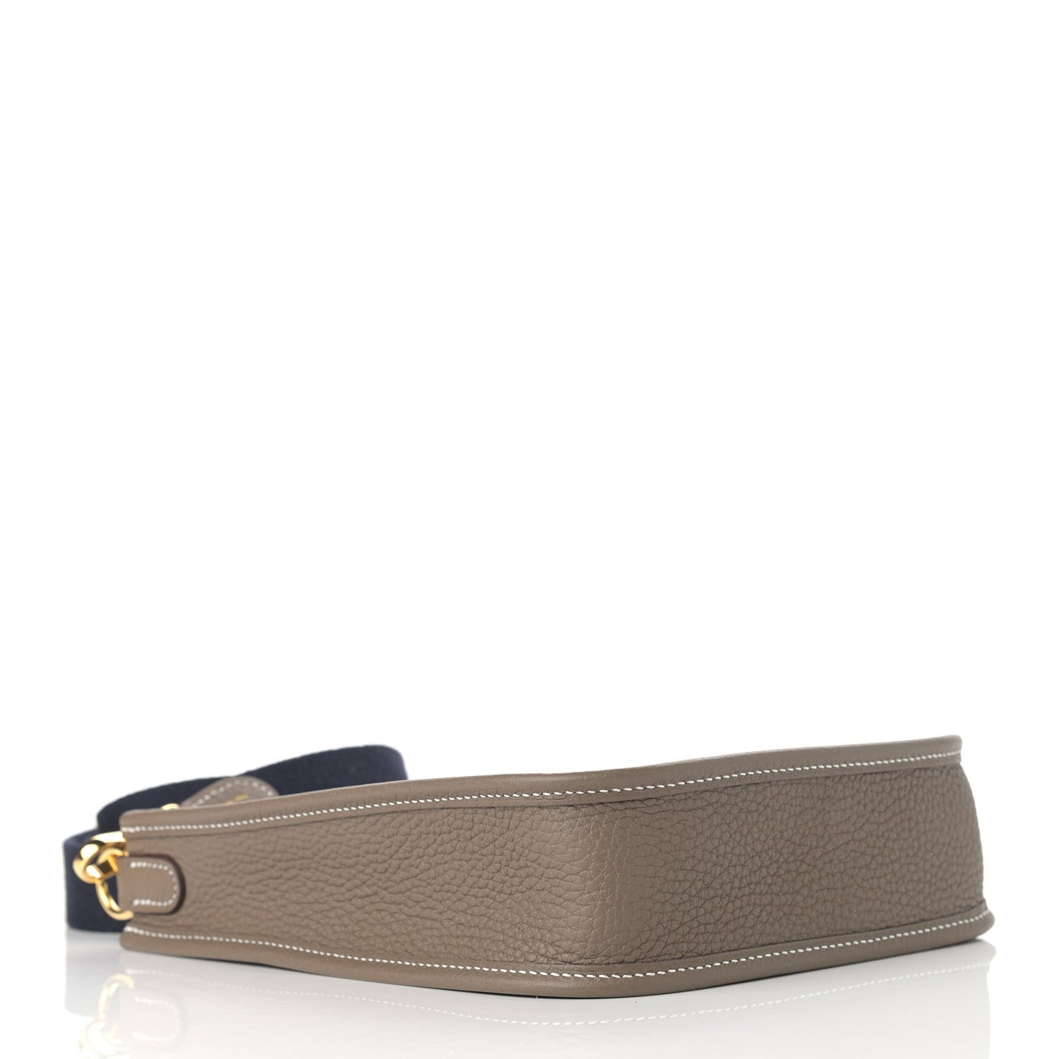 Hermes Taurillon Clemence Amazone Evelyne TPM Etoupe Bleu Indigo 4 of 9