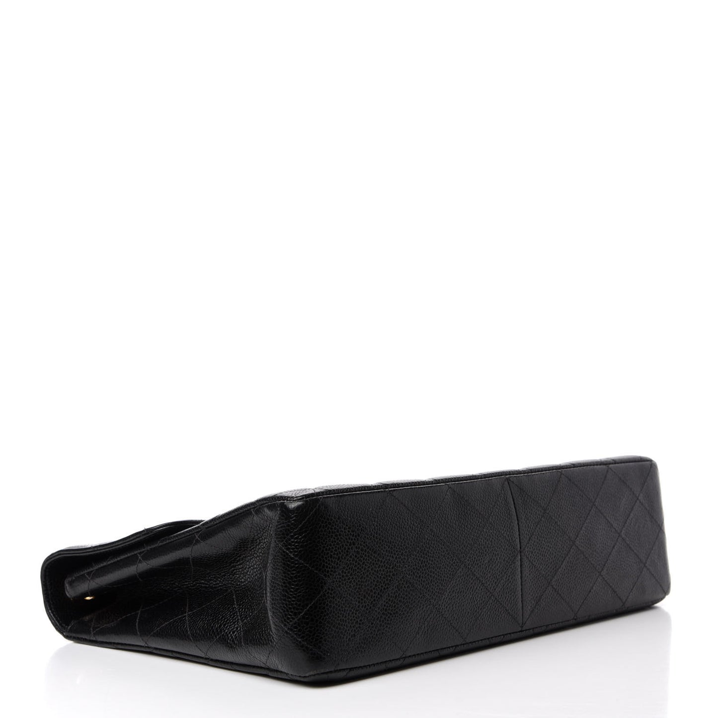Caviar Quilted Jumbo Single Flap Black
