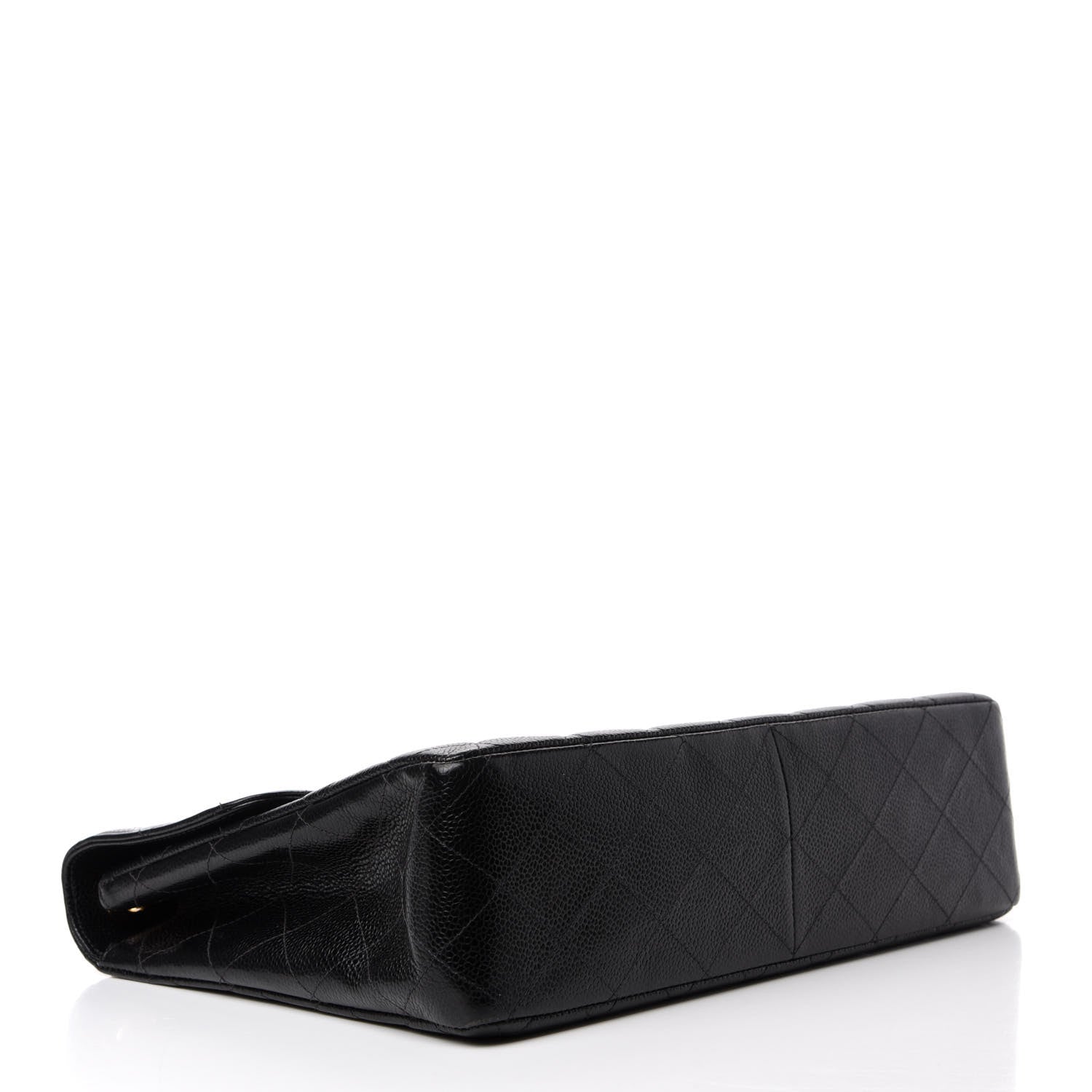 Chanel Caviar Quilted Jumbo Single Flap Black 4 of 12