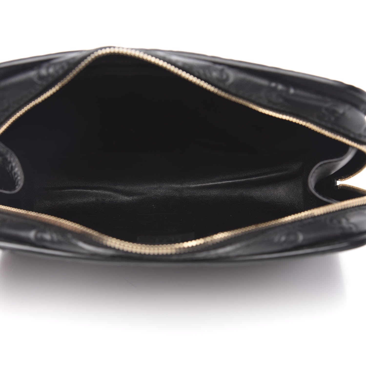 Gucci Guccissima Zip Clutch Black 5 of 11