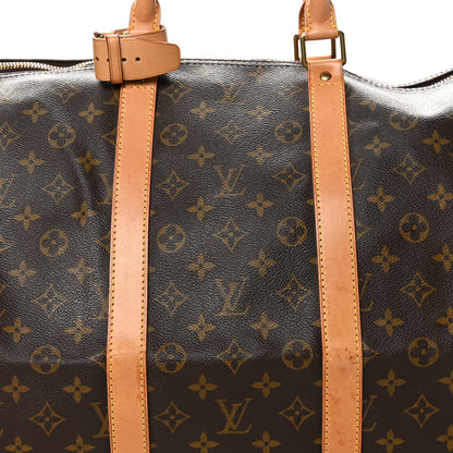 Louis Vuitton Monogram Keepall Bandouliere 55 7 of 13