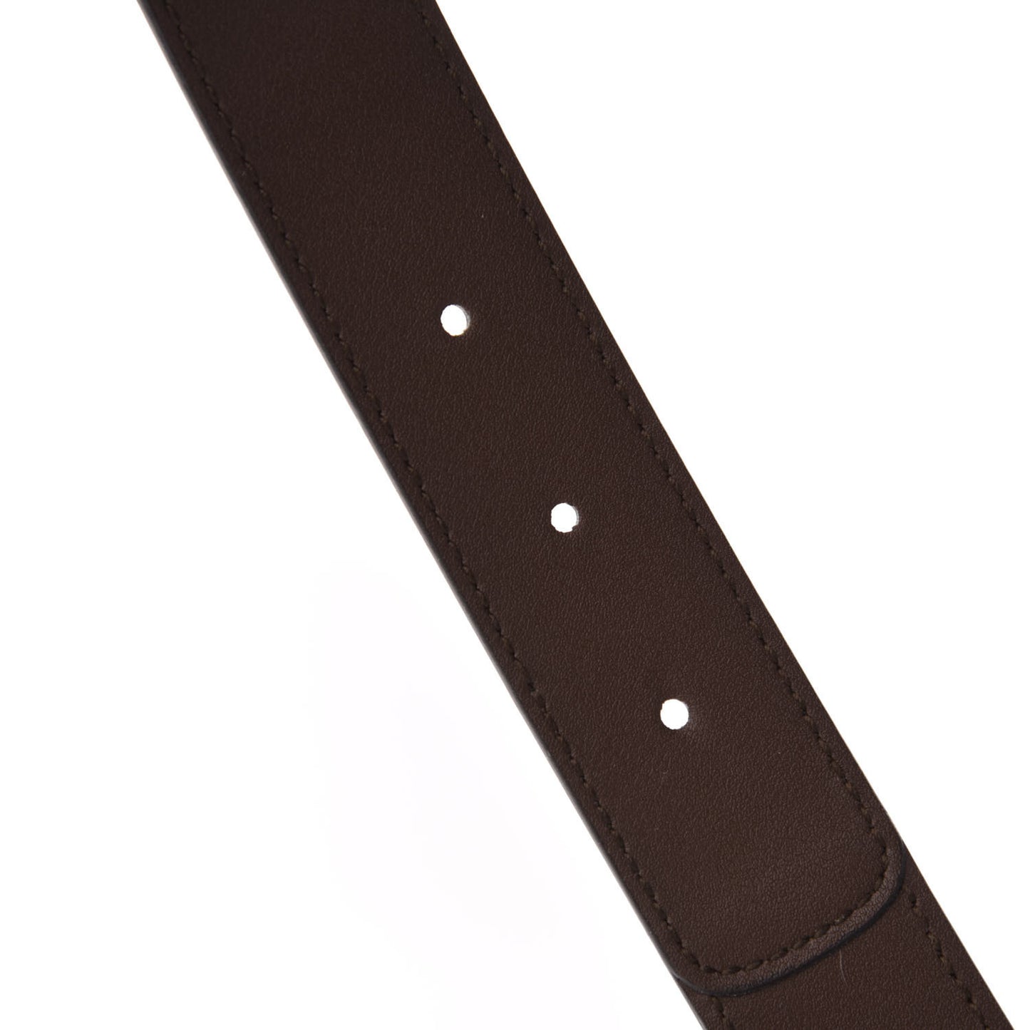 GG Supreme Monogram Matte Plutone Calfskin Double G 30mm Belt 75 30 Beige Ebony New Acero