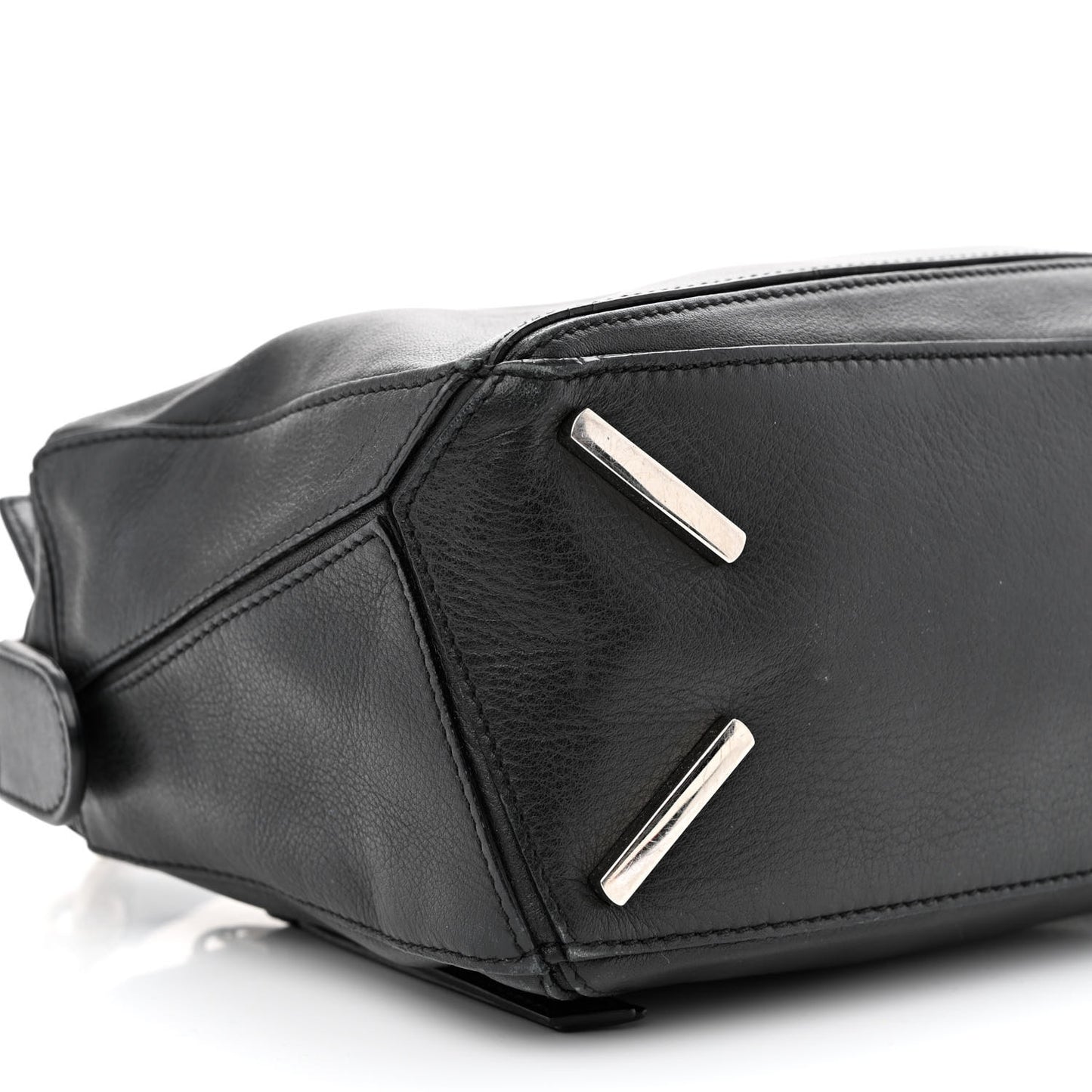 Calfskin Medium Puzzle Bag Black