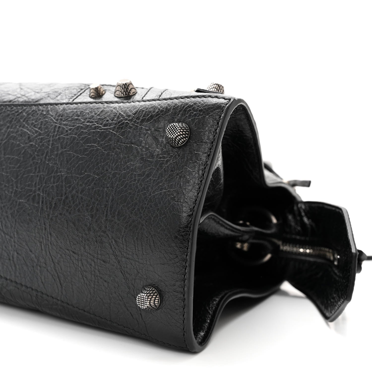 Balenciaga Agneau Arena Small Neo Cagole City Handbag Black 10 of 12