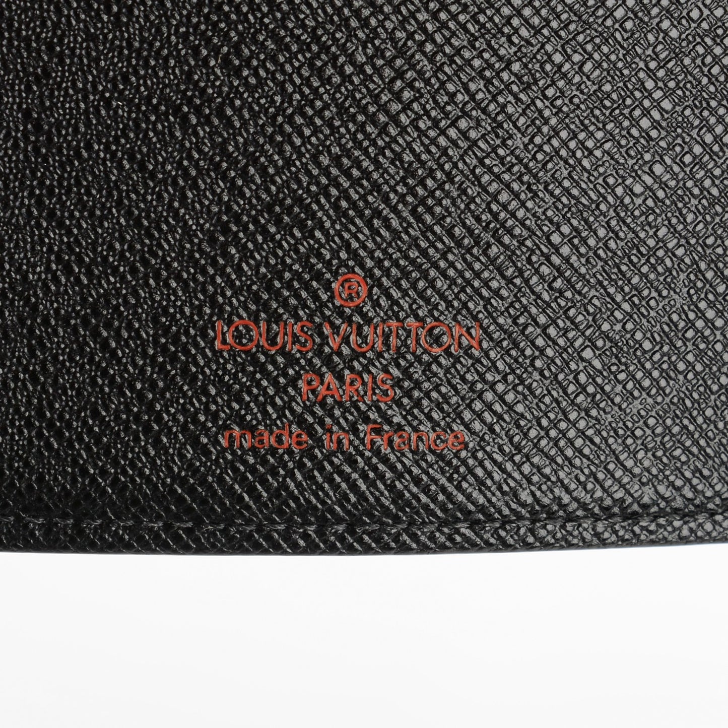 Epi Medium Ring Agenda Cover Black