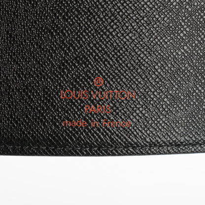 Louis Vuitton Epi Medium Ring Agenda Cover Black 6 of 7