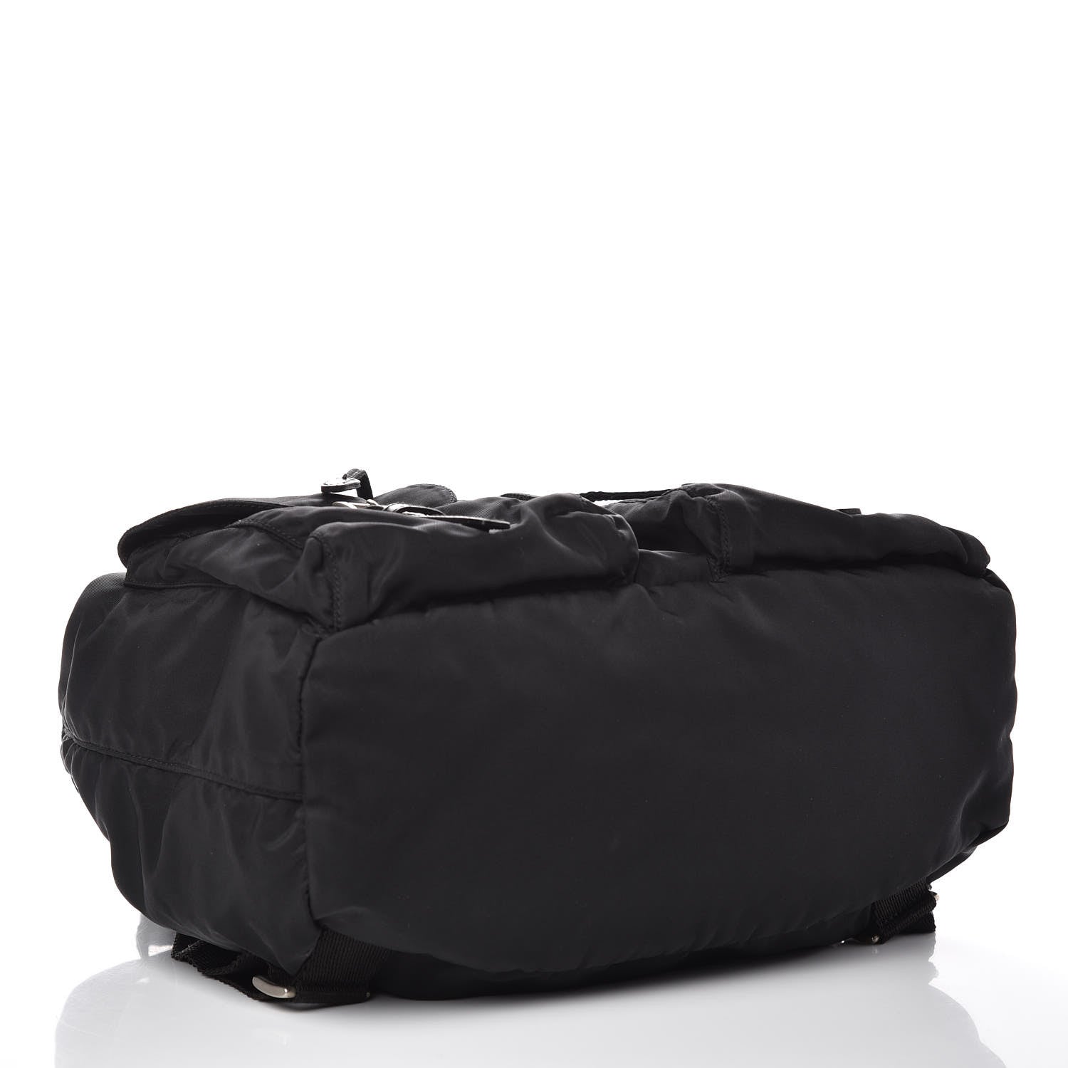 Prada Nylon Vela Medium Backpack Black 4 of 9