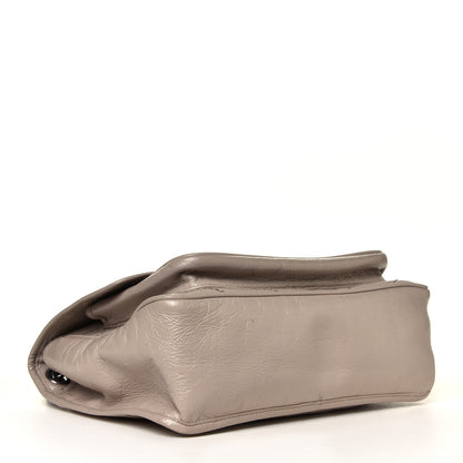 Saint Laurent Crinkled Calfskin Matelasse Monogram Medium Niki Chain Satchel Natural 3 of 5