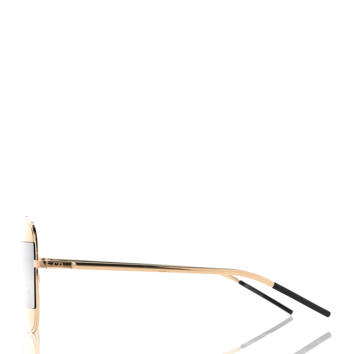 Christian Dior Split 1 Aviator Sunglasses Gold 3 of 6