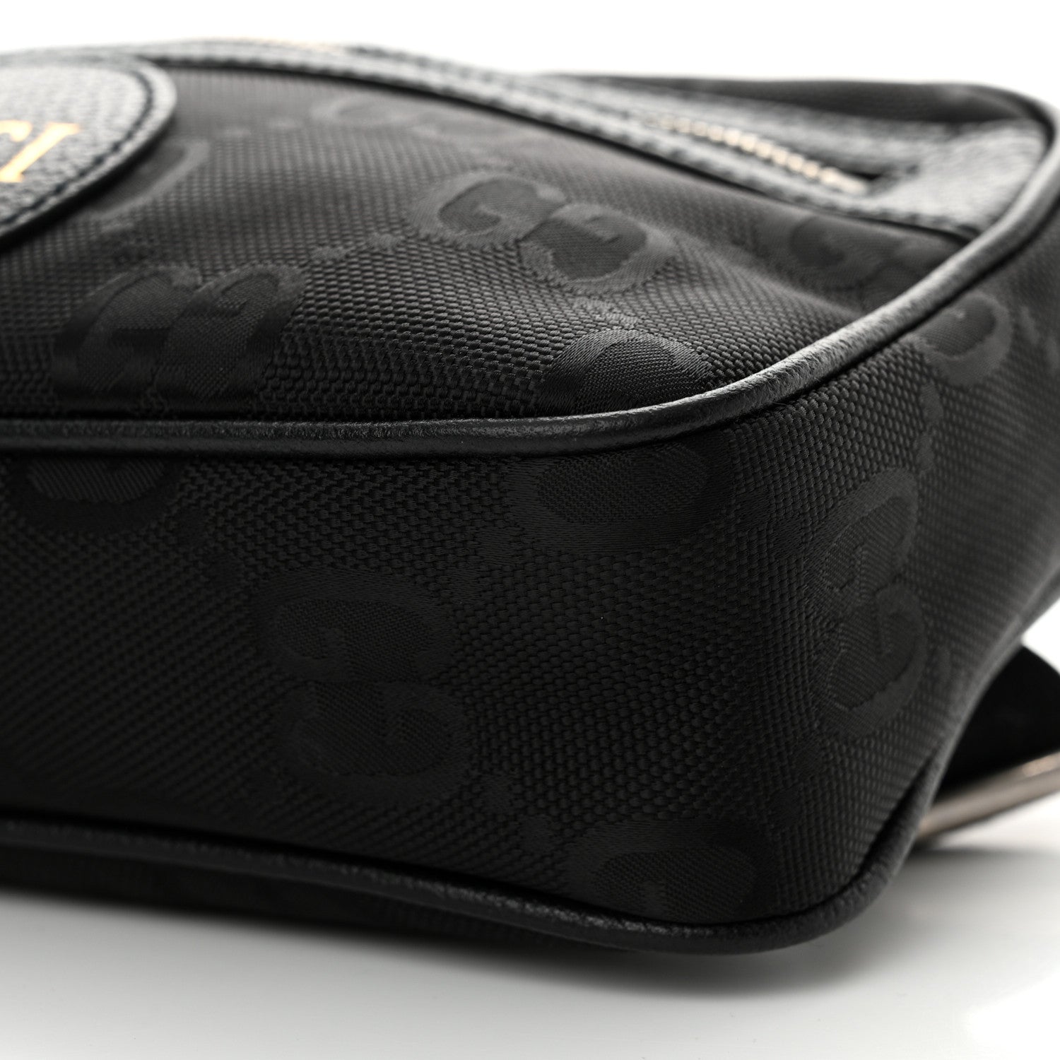 Gucci Econyl Nylon Monogram Off The Grid Belt Bag Black 10 of 13