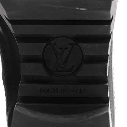 Louis Vuitton Suede Calfskin Laureate Platform Desert Boots 37 Black 6 of 10