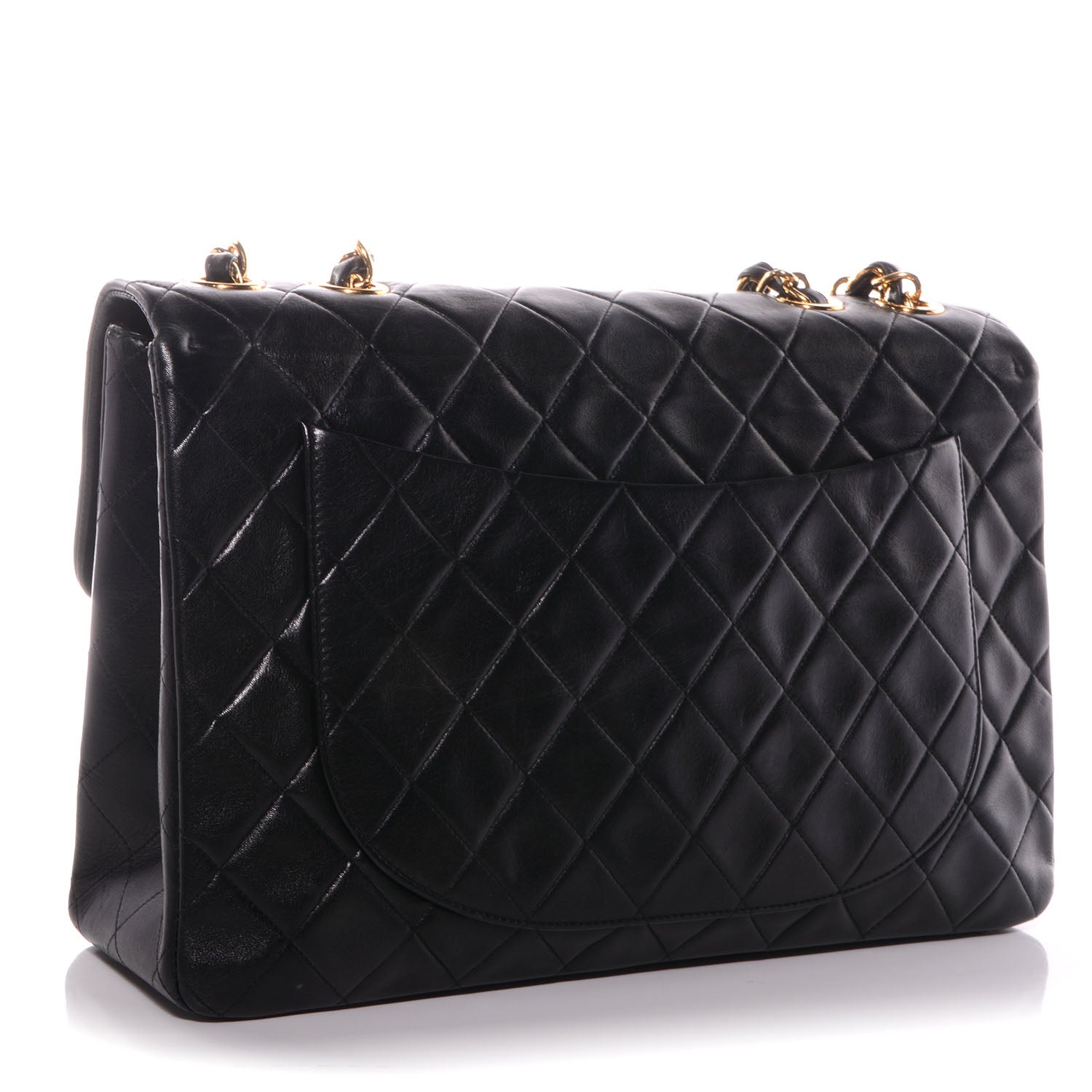 Chanel Lambskin XL Jumbo Flap Black 3 of 8