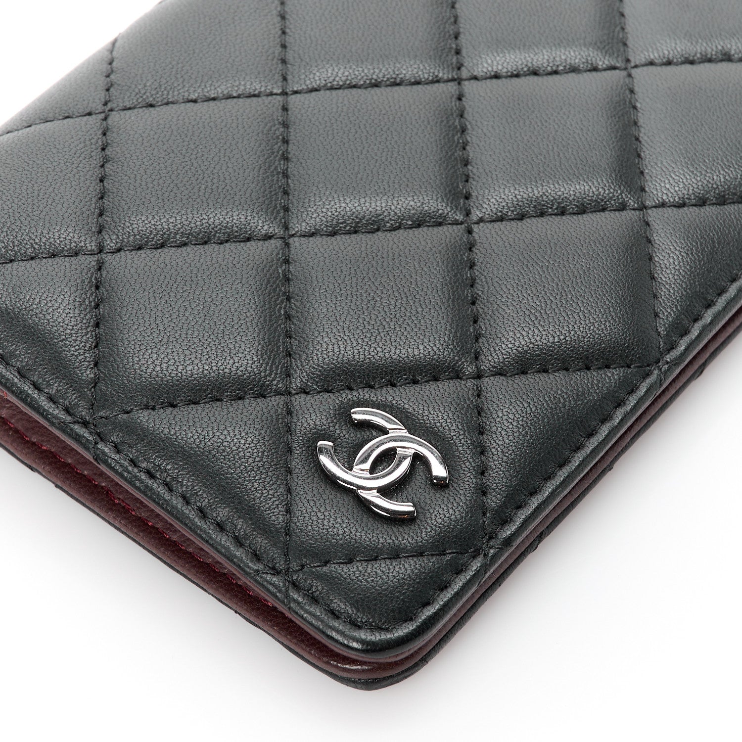 Chanel Lambskin Quilted Small Agenda Cover Black 12 of 14