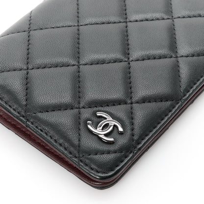 Chanel Lambskin Quilted Small Agenda Cover Black 12 of 14