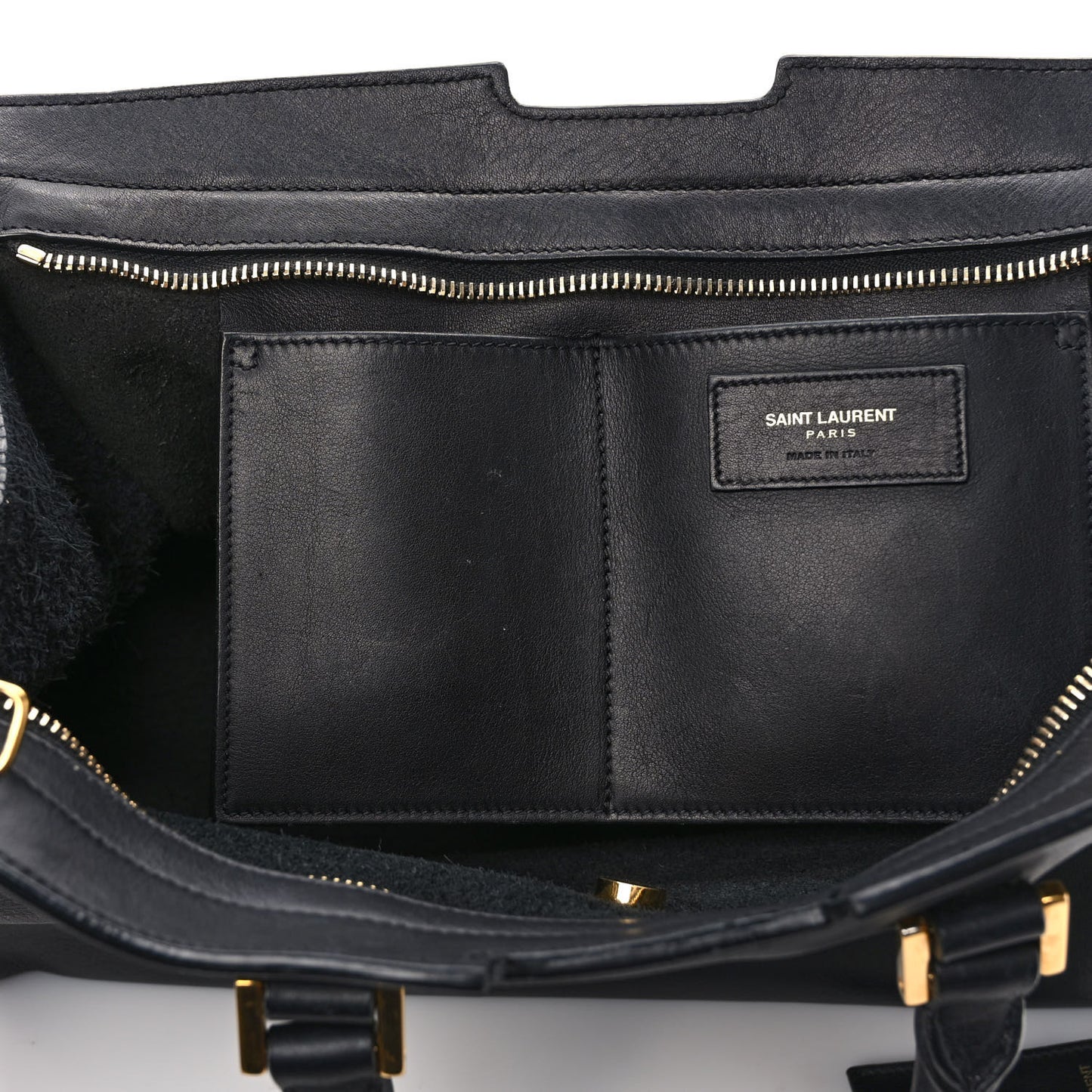 Calfskin Small Classic Y Cabas Black
