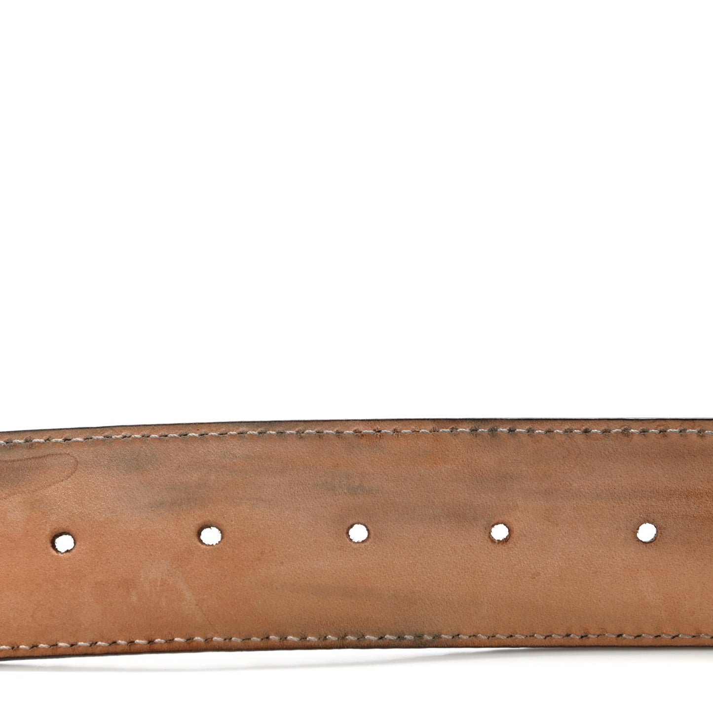 Guccissima Interlocking G 40mm Belt 80 32 Off White