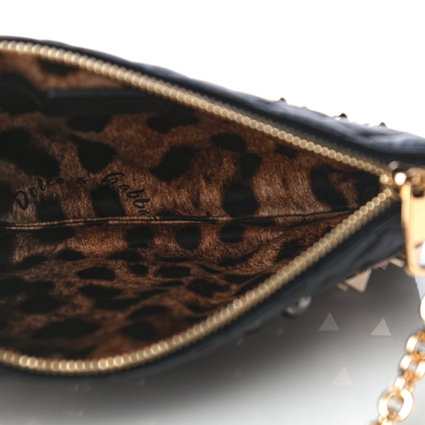 Lambskin Watersnake Embellished Lucia Crosssbody Bag Black