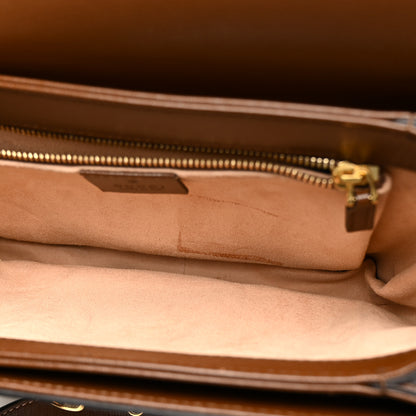 Gucci GG Supreme Monogram Horsebit 1955 Shoulder Bag Beige Brown Sugar 5 of 13