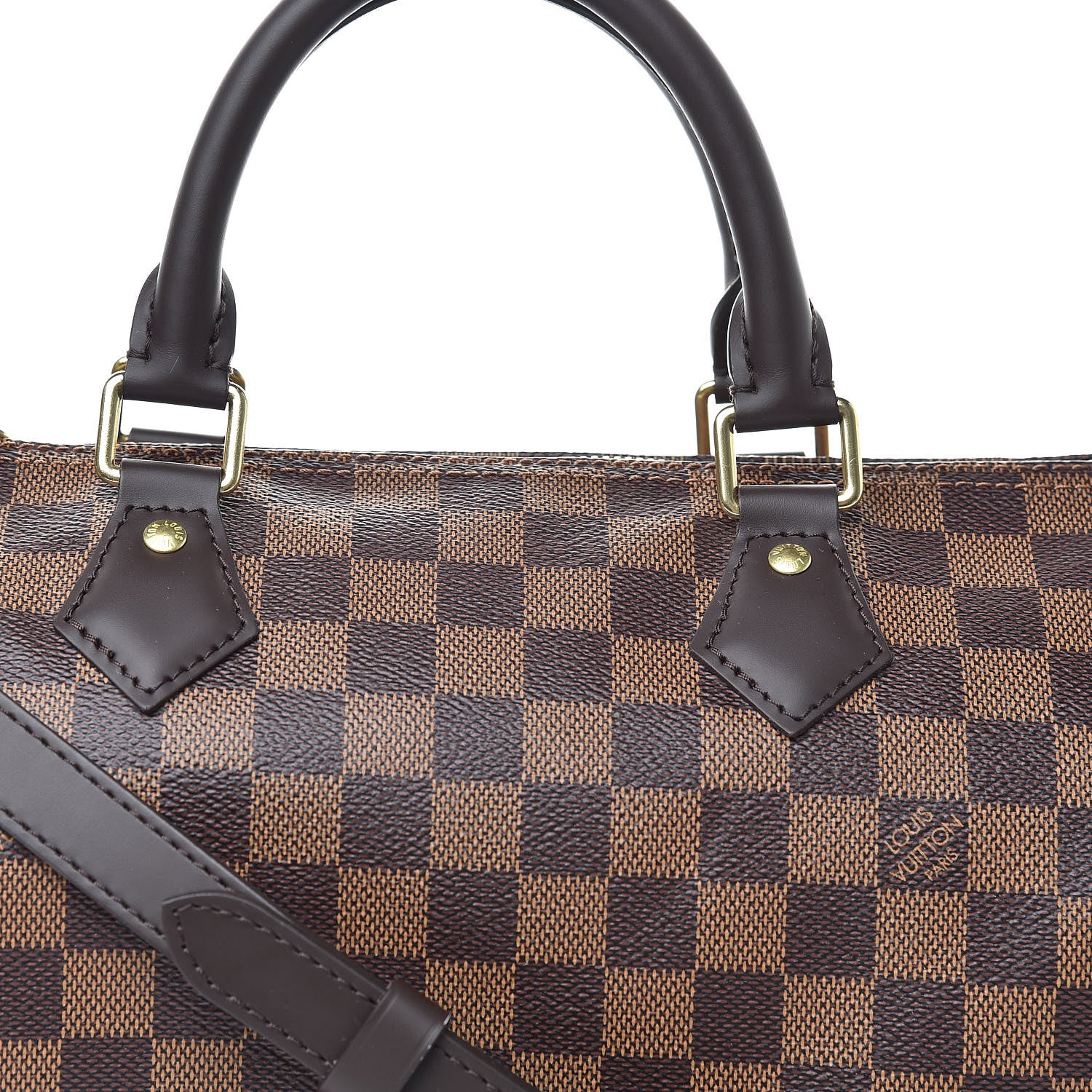 Louis Vuitton Damier Ebene Speedy Bandouliere 30 10 of 10