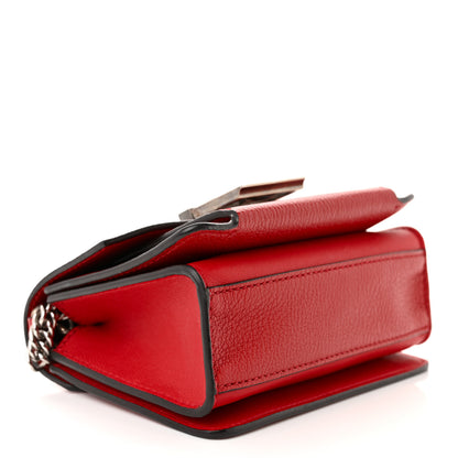 Givenchy Goatskin Mini GV3 Shoulder Bag Bright Red 4 of 9