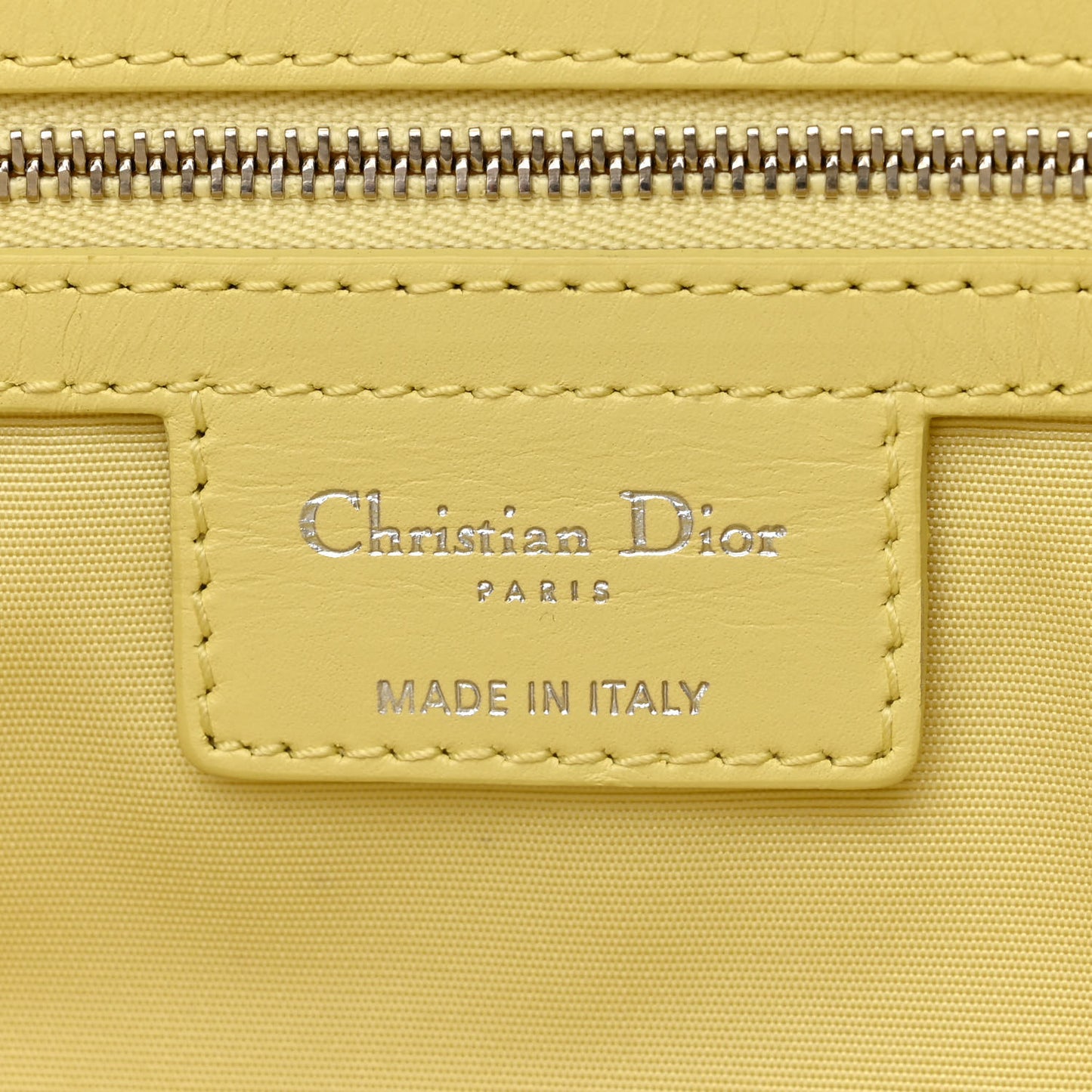 Coated Canvas Cannage Medium Panarea Tote Light Yellow