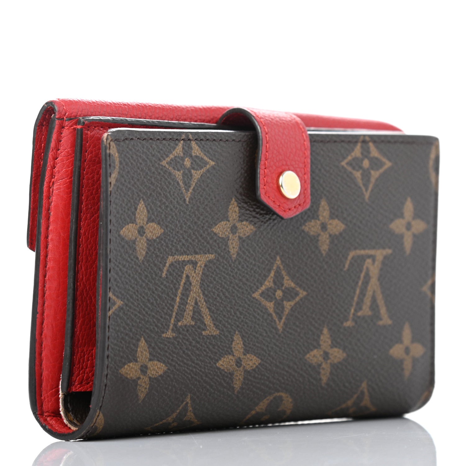 Louis Vuitton Monogram Pallas Compact Wallet Cherry 2 of 6