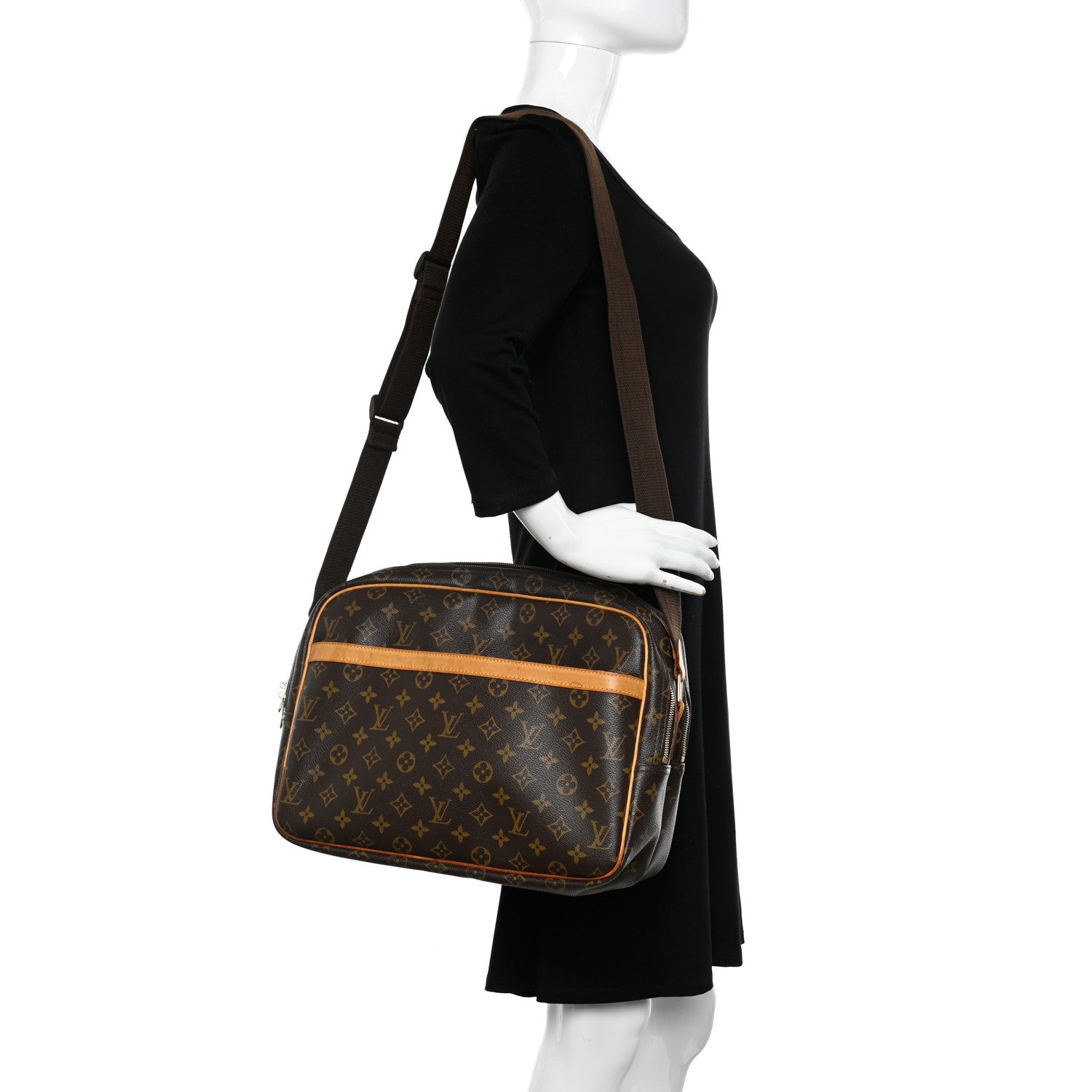 Louis Vuitton Monogram Reporter GM 2 of 10