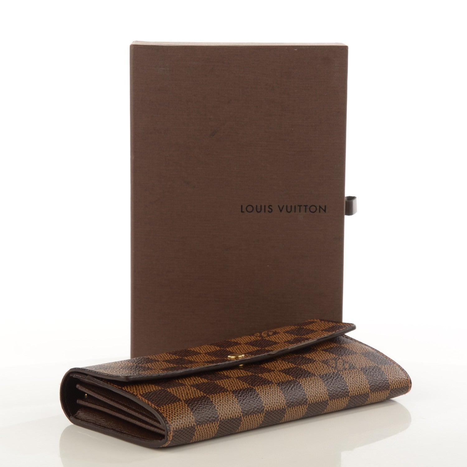 Louis Vuitton Damier Ebene Sarah Wallet 4 of 8
