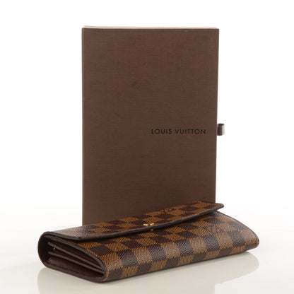 Louis Vuitton Damier Ebene Sarah Wallet 4 of 8