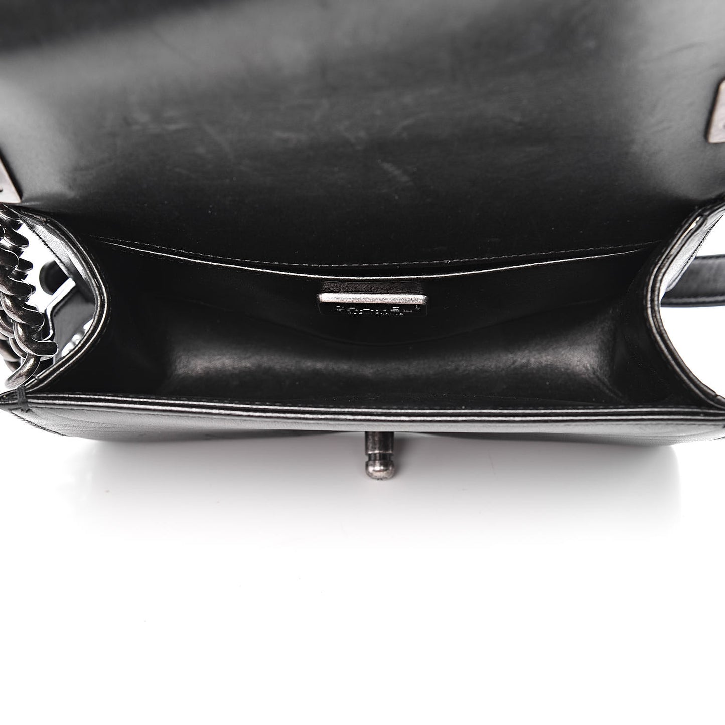 Galuchat Stingray Small Boy Flap Black