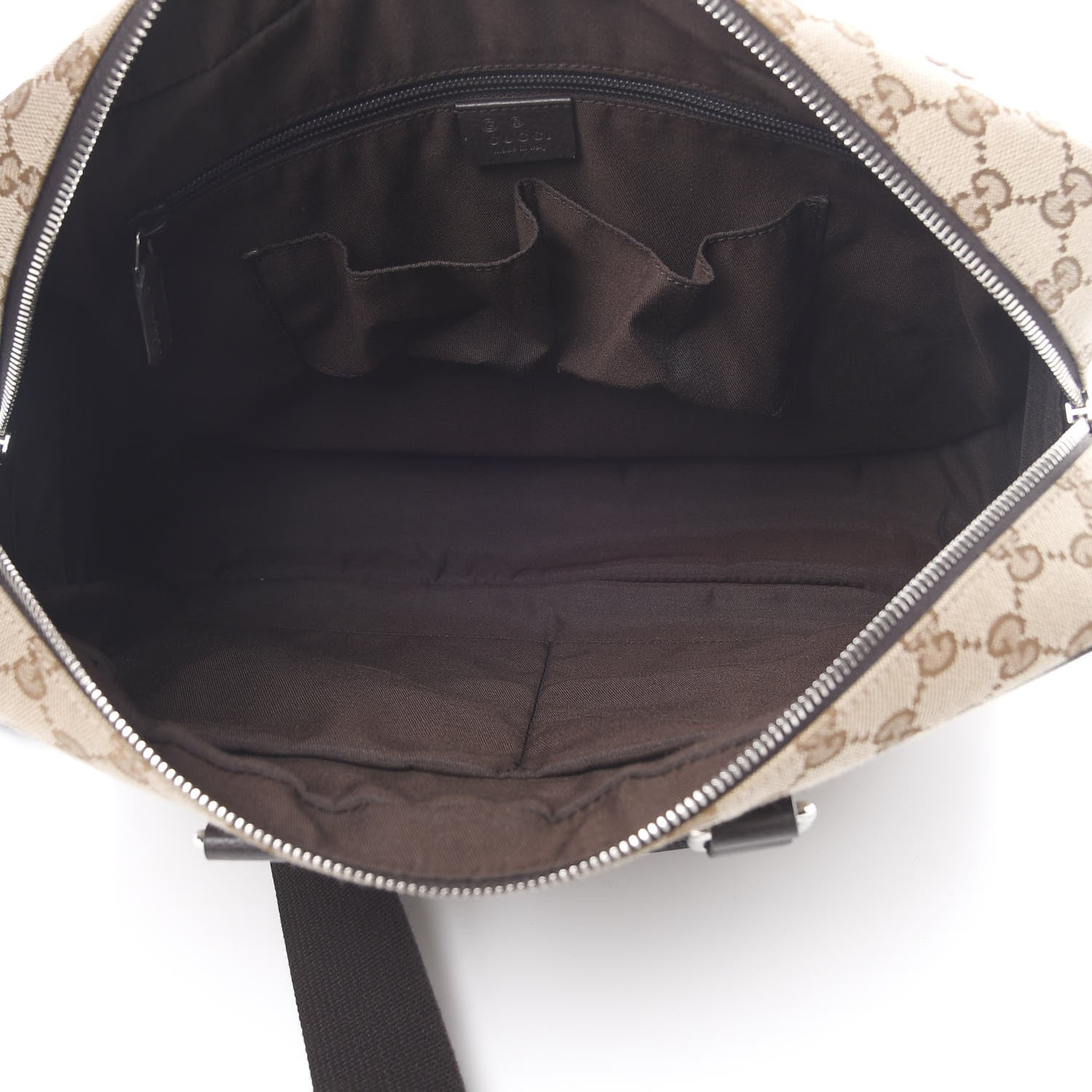 Gucci Monogram Briefcase Dark Brown 6 of 11