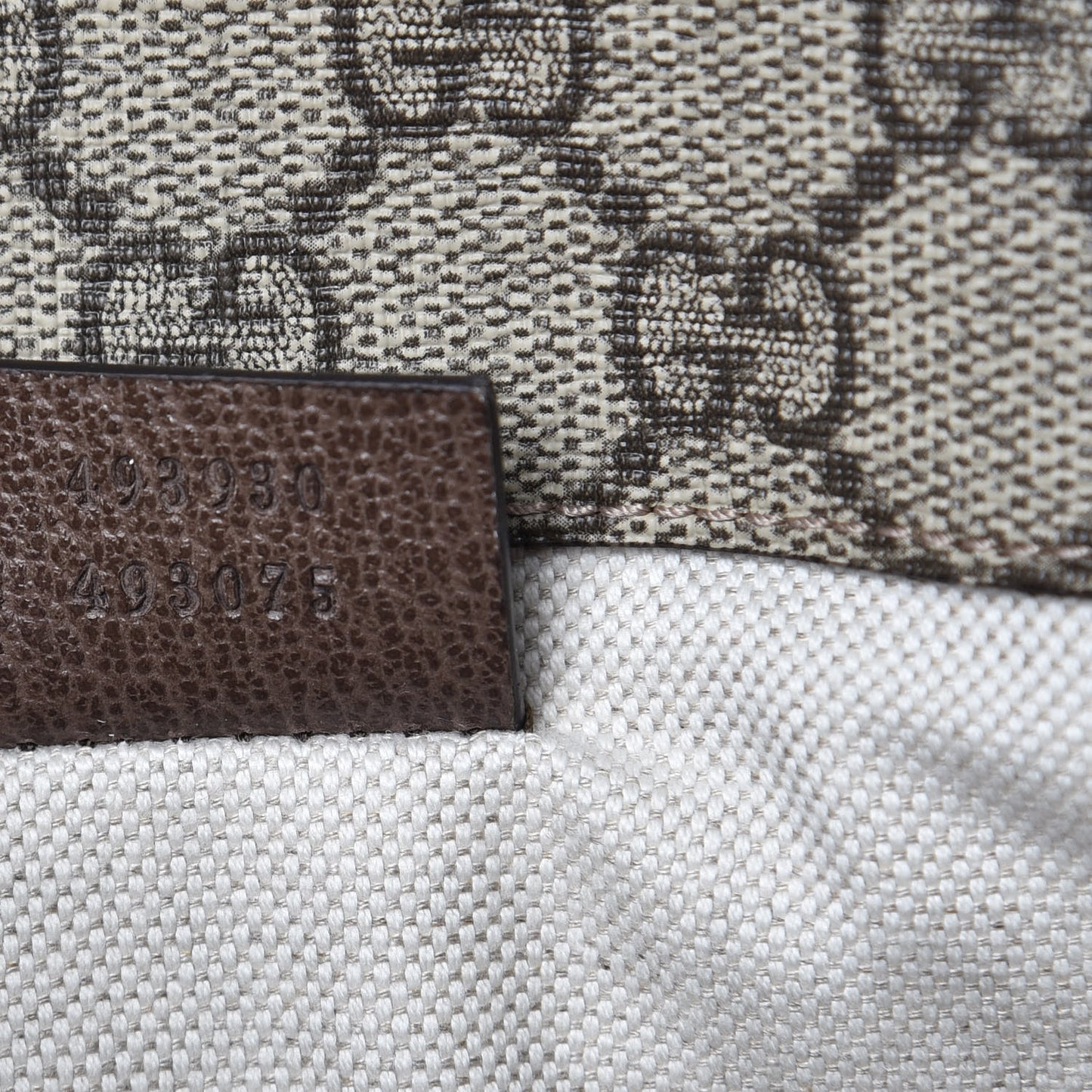 GG Supreme Monogram Neo Vintage Web Belt Bag Brown