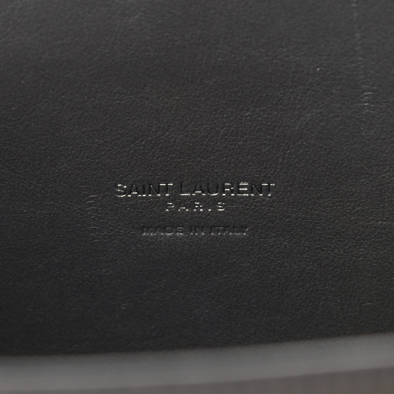 Saint Laurent Calfskin Crocodile Embossed Small Sac De Jour Coal 6 of 9